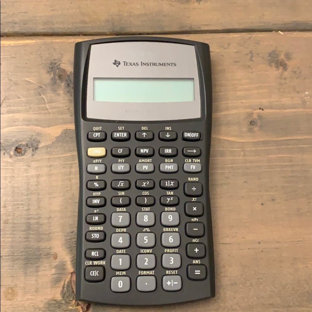 BA II Plus Texas Instrument Financial Calculator